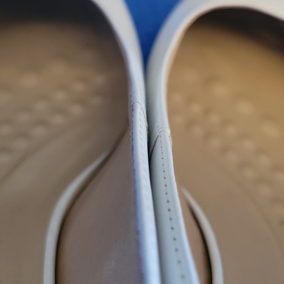 Walkingcradles white leather slingback size 10 1/2WW gently used - Picture 8 of 14